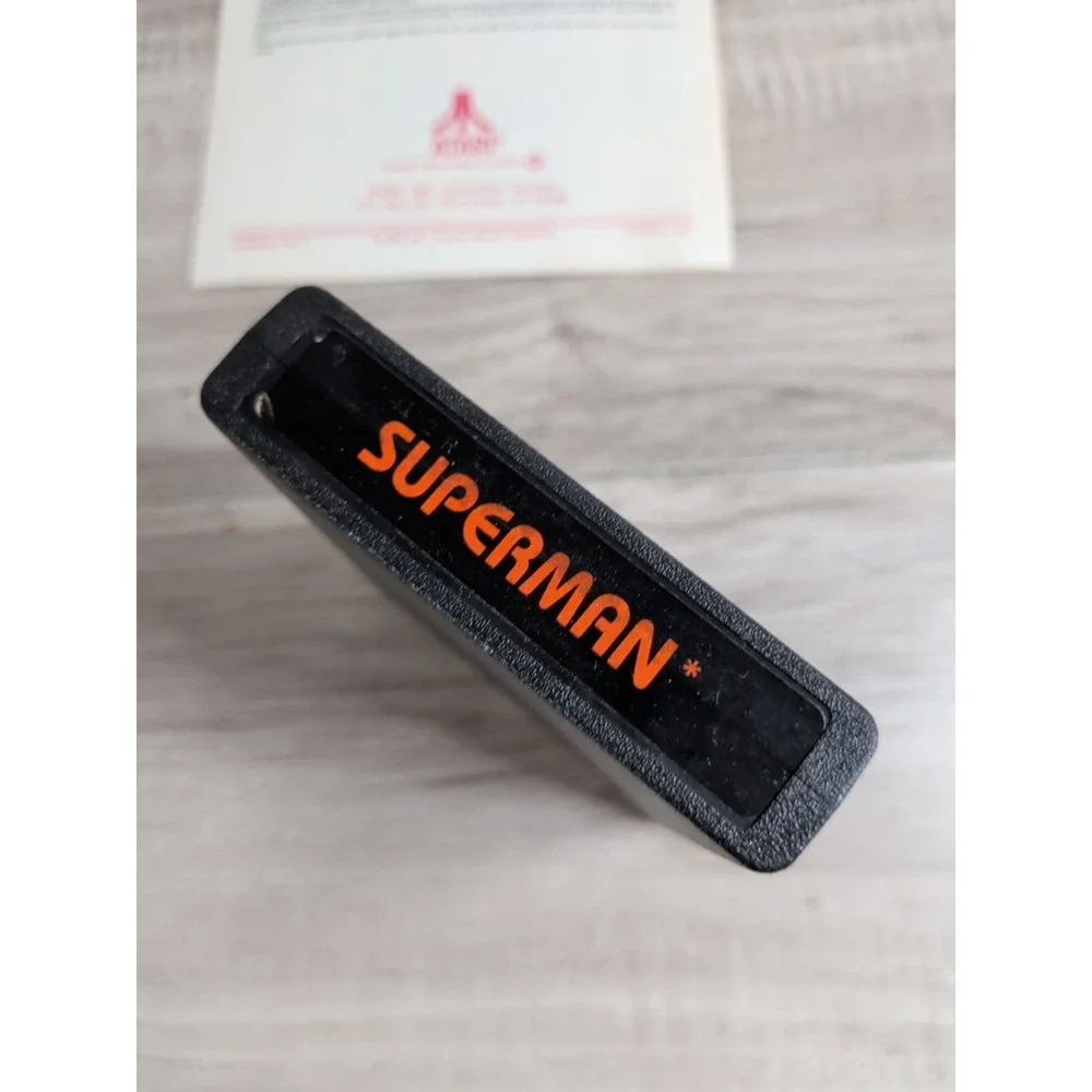 Superman for Atari 2600, Video Game Cartridge CX2631 and manual 80s